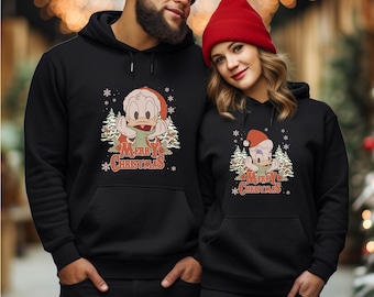 Retro Disney friends Christmas hoodie: Funny Winter Christmas Jumper Design 2025 | TCH 142
