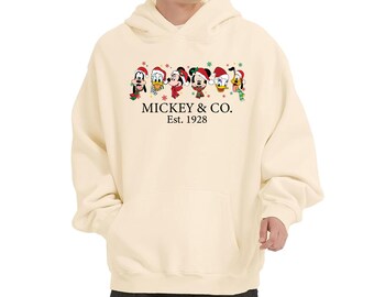 Mickey and Co Disney Christmas Hoodie : Funny Winter Christmas Jumper Design 2025 | TCH 129