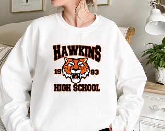 Hawkins High School Sweatshirt: 1983 Tiger Shirt
