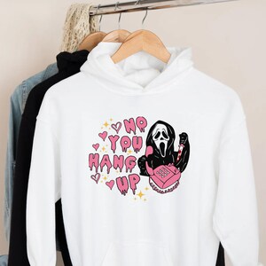 Personalized Ghostface 'You're Cute When You Scream' 3D Hoodie - Unisex Horror Halloween Sweatshirt