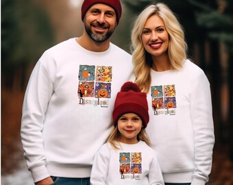 Disneyland Halloween Sweatshirt: Winnie the Pooh & Friends Collage| TDH  13