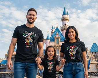 Disney Trip 2026 Family Matching T-Shirt, Disney mickey minnie friends