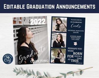 Christian Graduation Announcement and Invitation