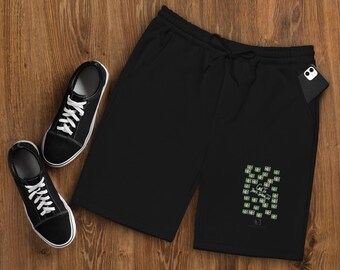 Men’s Fleece Shorts, Money Mindset Cash It Don’t Splash It Shorts, Lounge Shorts, Athletic Shorts, Casual Graphic Shorts, Workout Shorts