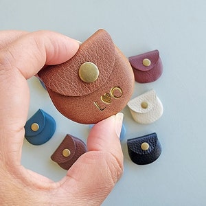 Small leather ring purse| ring purse| Leather Ring Holder| Wedding Ring Case Holder| Jewelry Ring Case|Customized Ring Pouch Keeper|Case Bag