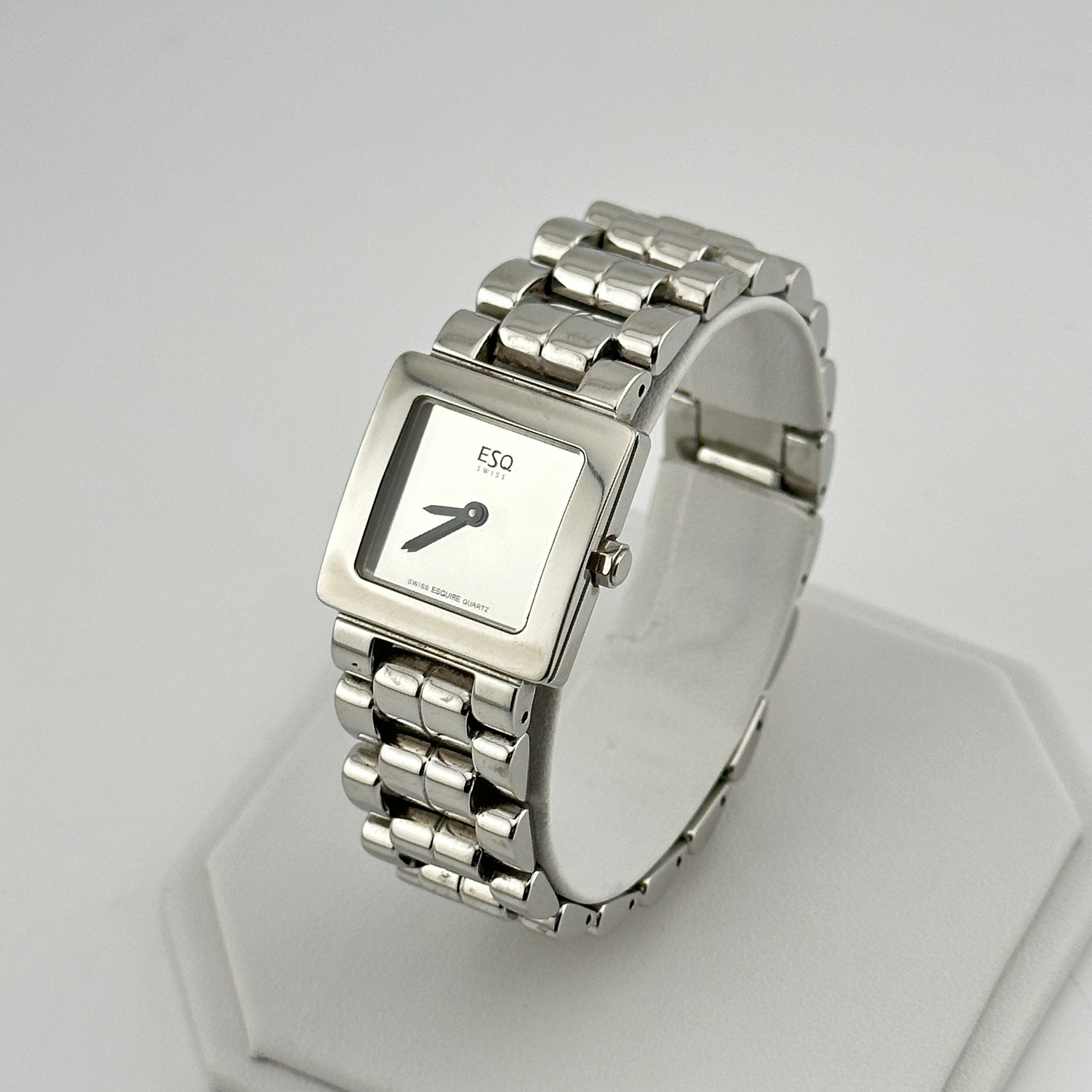 Vintage ESQ Tank Swiss Quartz Movement Ladies Watch - Etsy display picture 1