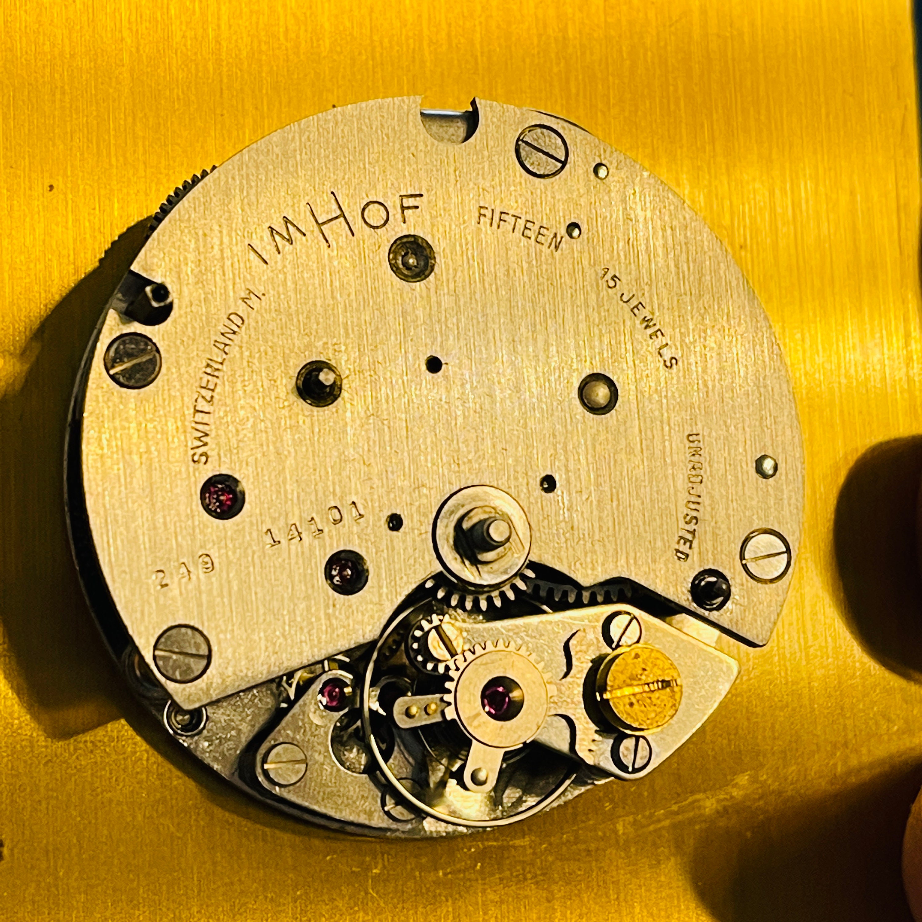 Imhof Gold Plated Swiss 8 Day Alarm Clock C. 1975 - Etsy