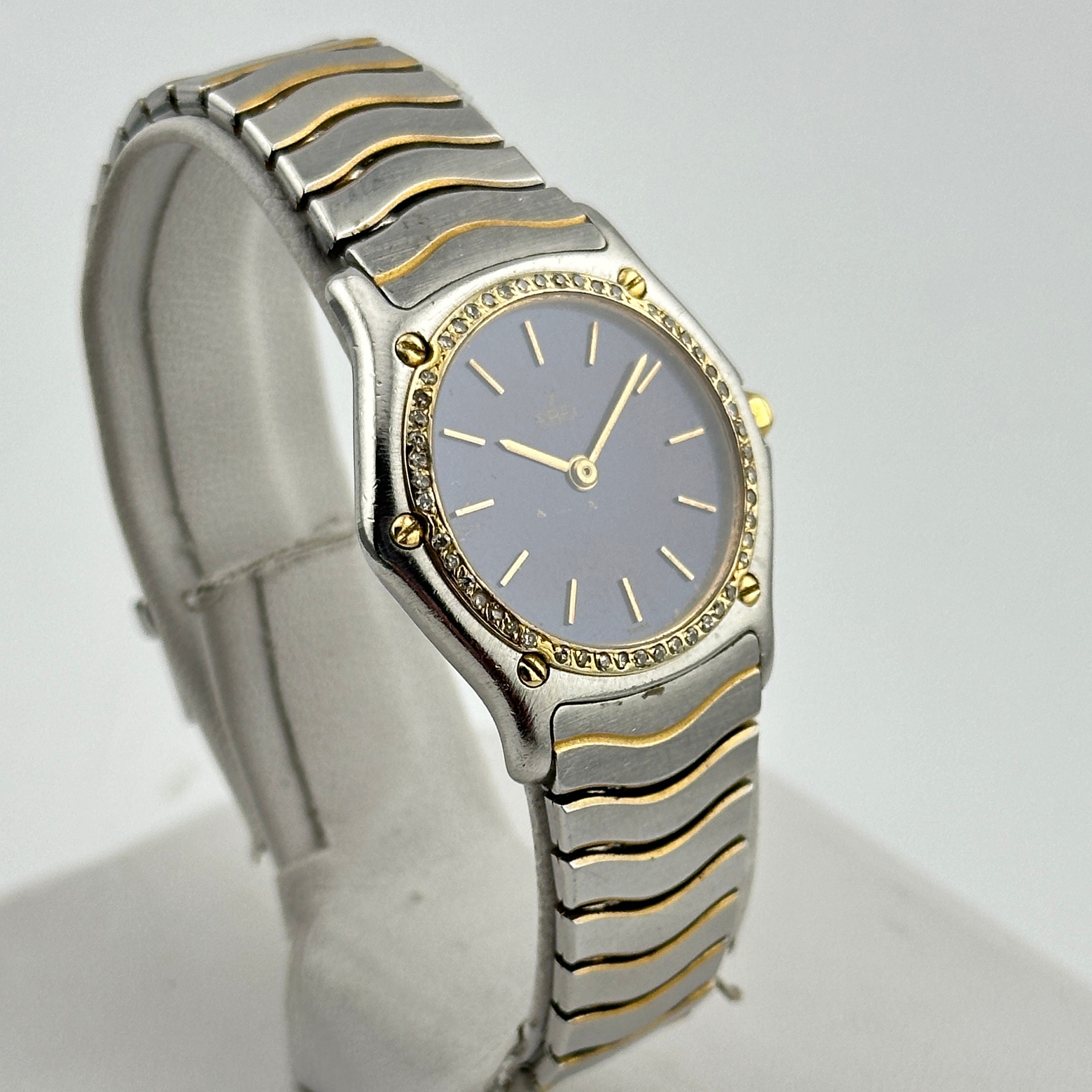 Ebel Classic Wave Sport 18k Gold and Diamond 27mm Ladies Ebel Classic Wave Sport 18k Gold and Diamond 27mm Ladies