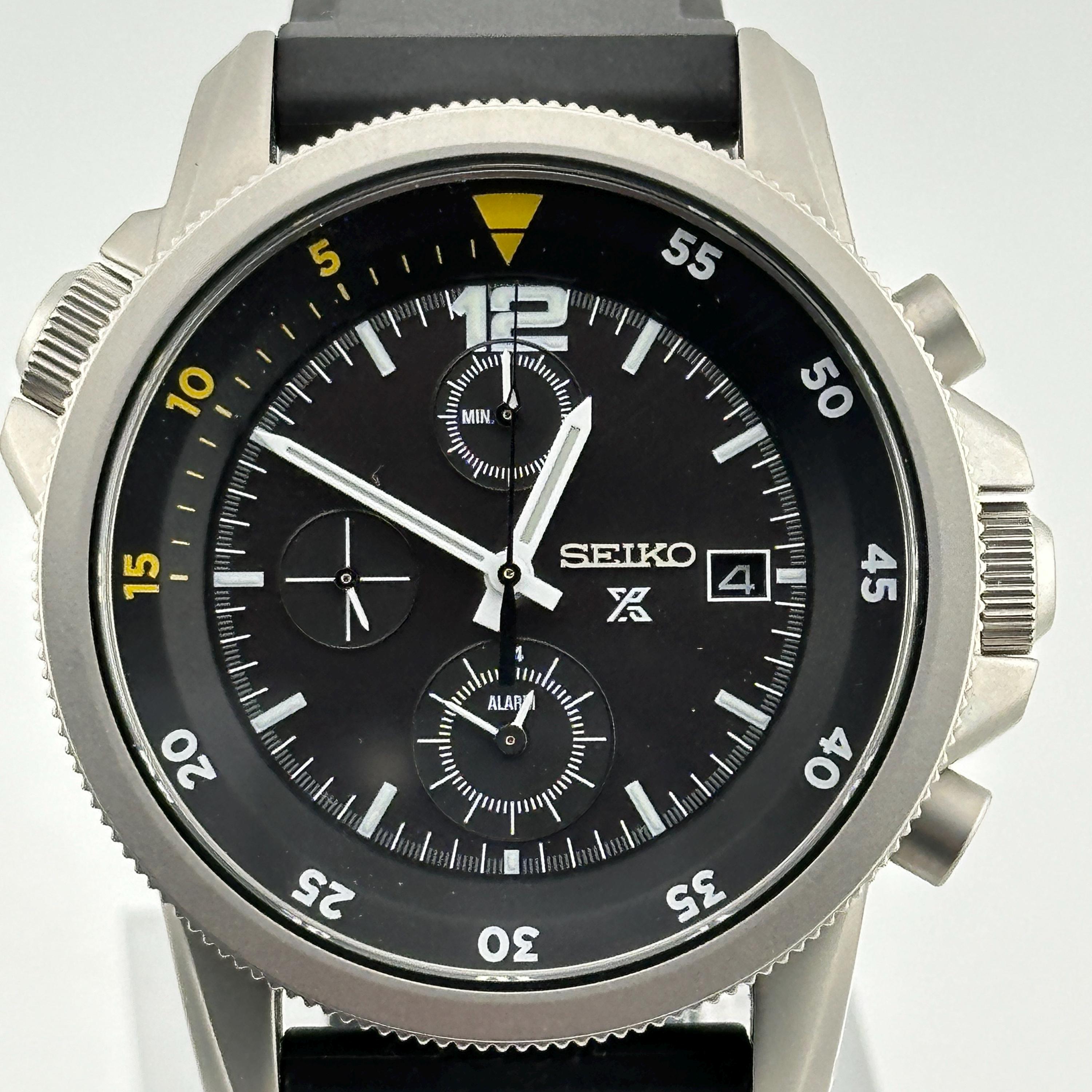 Seiko X Nonnative Solar Chronograph Mens 47mm Watch - Etsy Seiko X Nonnative Solar Chronograph Mens 47mm Watch - Etsy