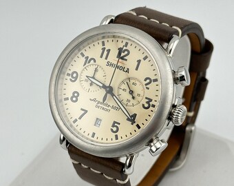 Argonite 705 Shinola Second Hand Not Moving Shinola Runwell 41mm Chrono  Argonite 5021 Watch