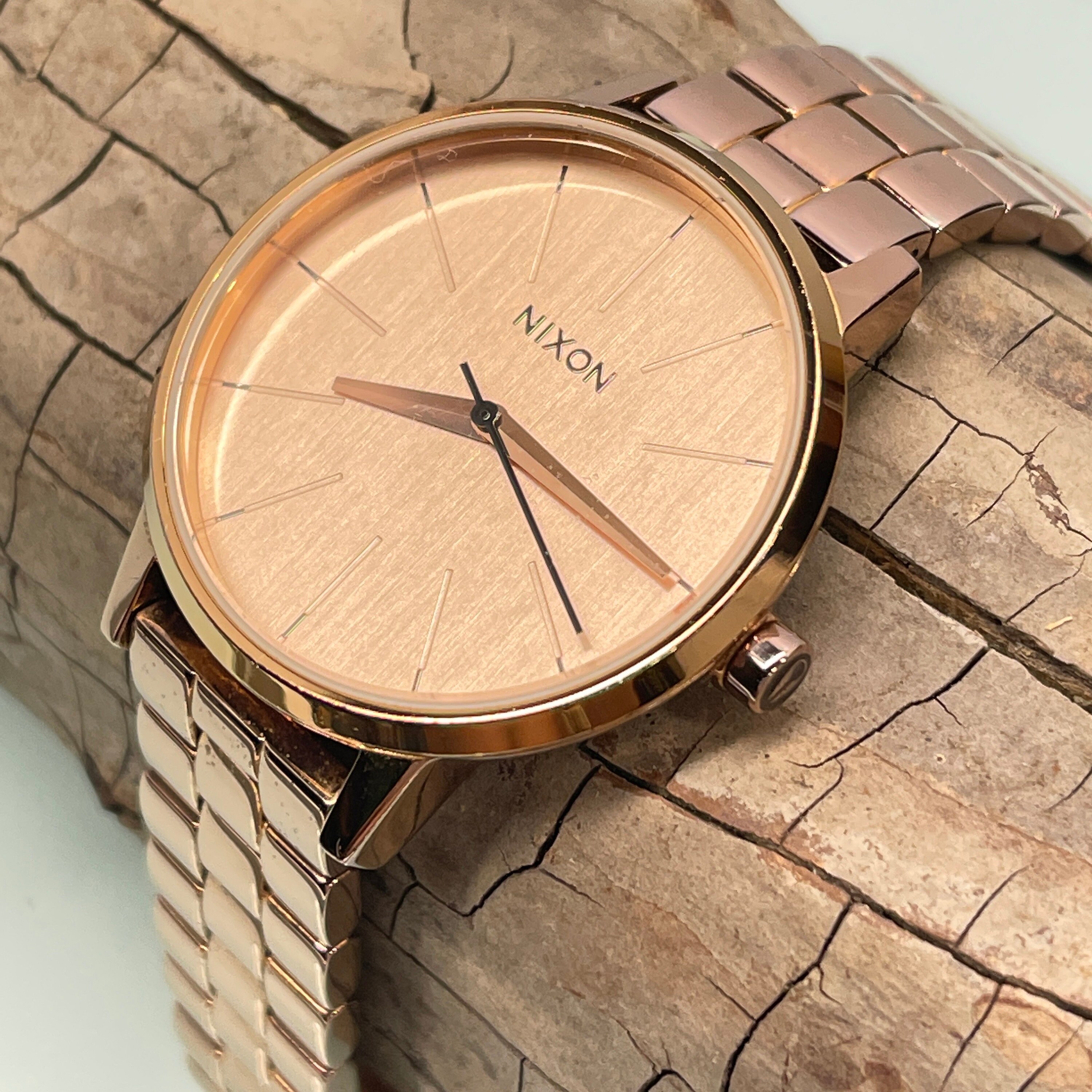 時計 Nixon Kensington RoseGold Watch Kensington Watch | Rose Gold / White | Women's Stainless