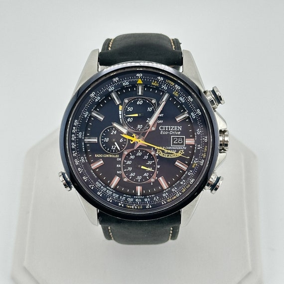 BLUE ANGELS Citizen Eco-drive A-t World Chronograph Men's BLUE ANGELS Citizen Eco-drive A-t World Chronograph Men's