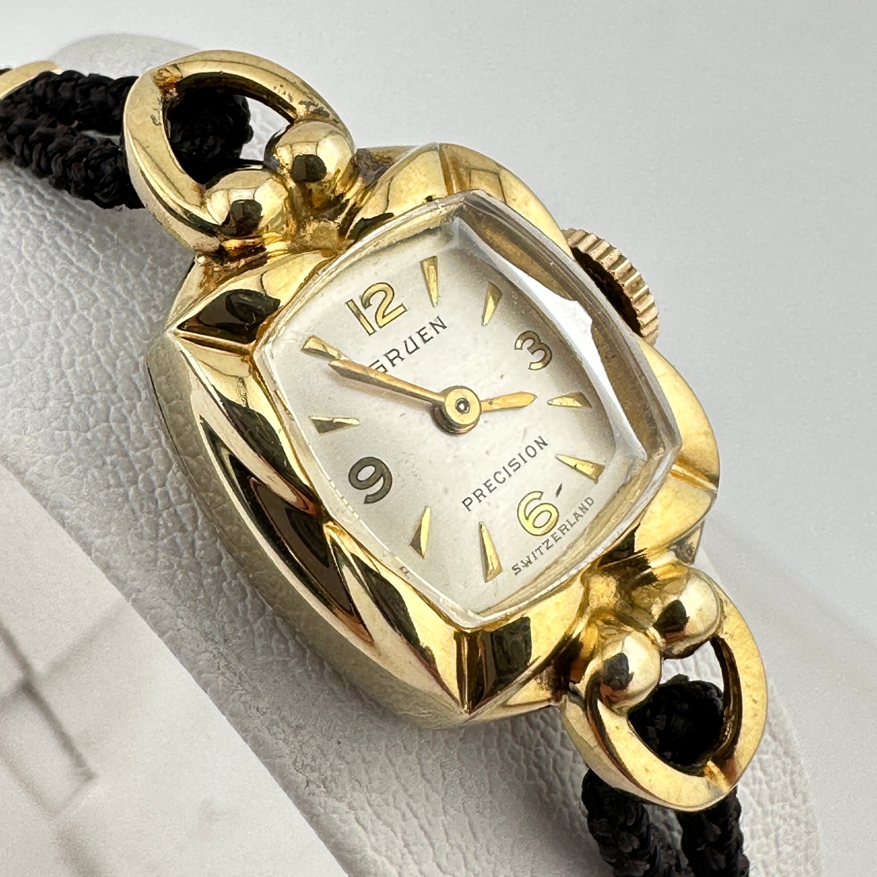 Antique Gruen Precision Swiss Cocktail 10k Gold Filled Ladies