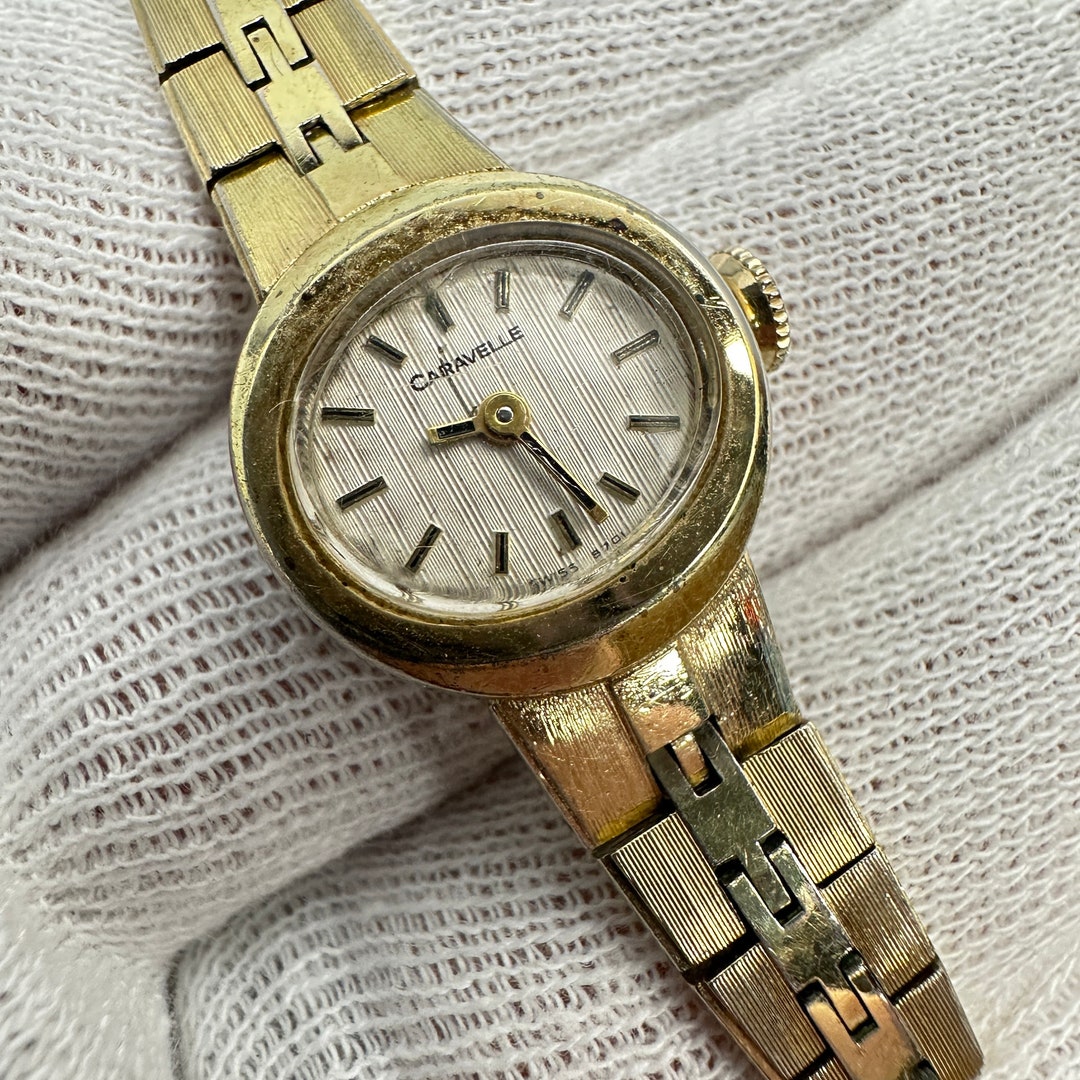 caravelle by bulova gold watch