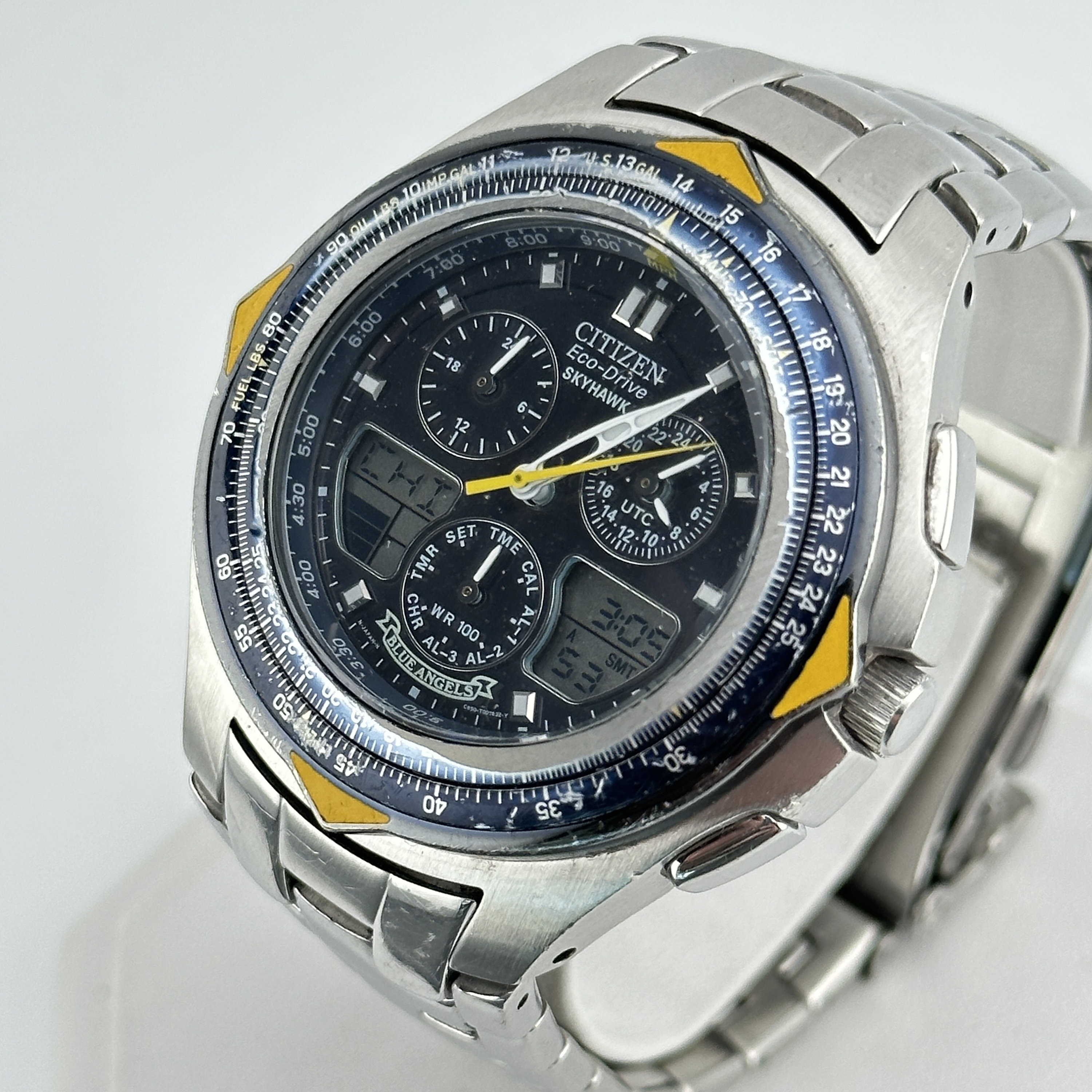 CITIZEN ECO-DRIVE SKYHAWK BLUE ANGELS Men's Chronograph Watch