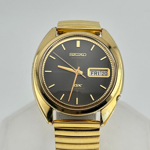 Seiko DX Automatic 25 Jewel Gold Tone Men’s 36mm Wristwatch c. 1971