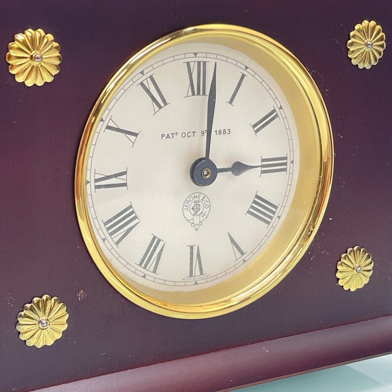 Jerome & Co. Flying Pendulum Clock Brass Elm Wood Etsy