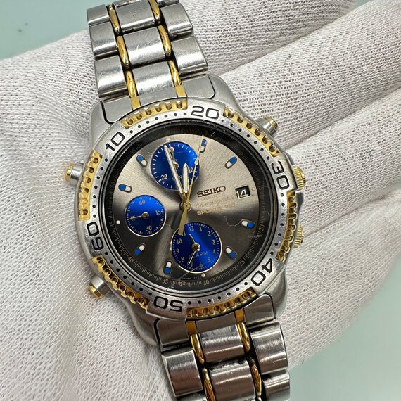 Seiko Chronograph Sport 150 7T32-6C09 Quartz Watch - Etsy