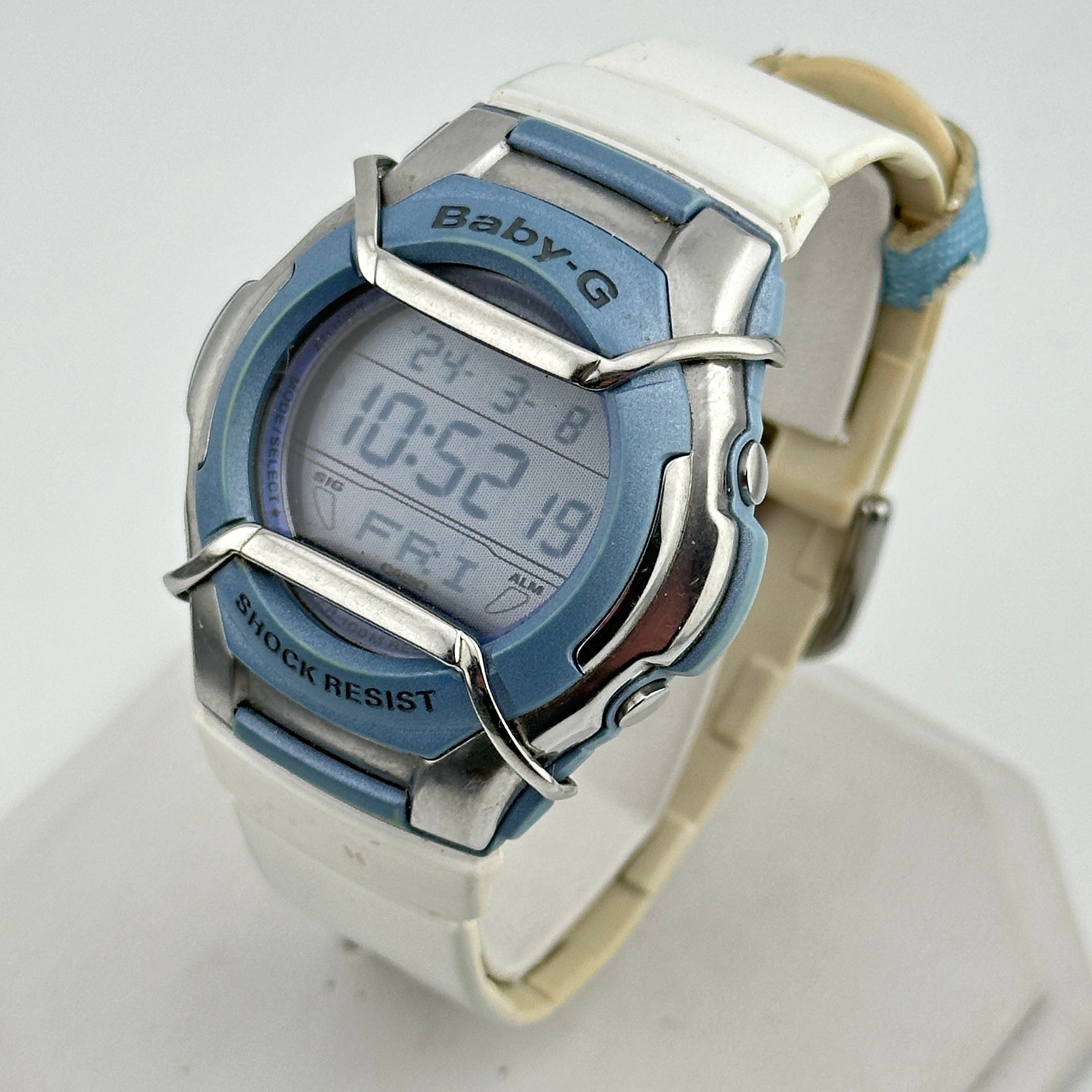 Casio Baby-g G-shock - White and Powder Blue 42mm Quartz
