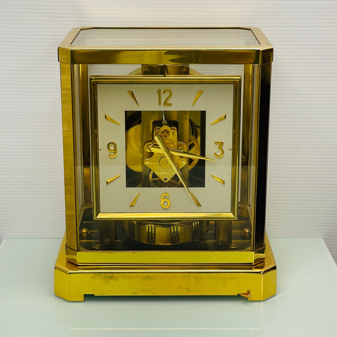 Jaeger-lecoultre Atmos Square Face Mantel Clock Caliber 528-6