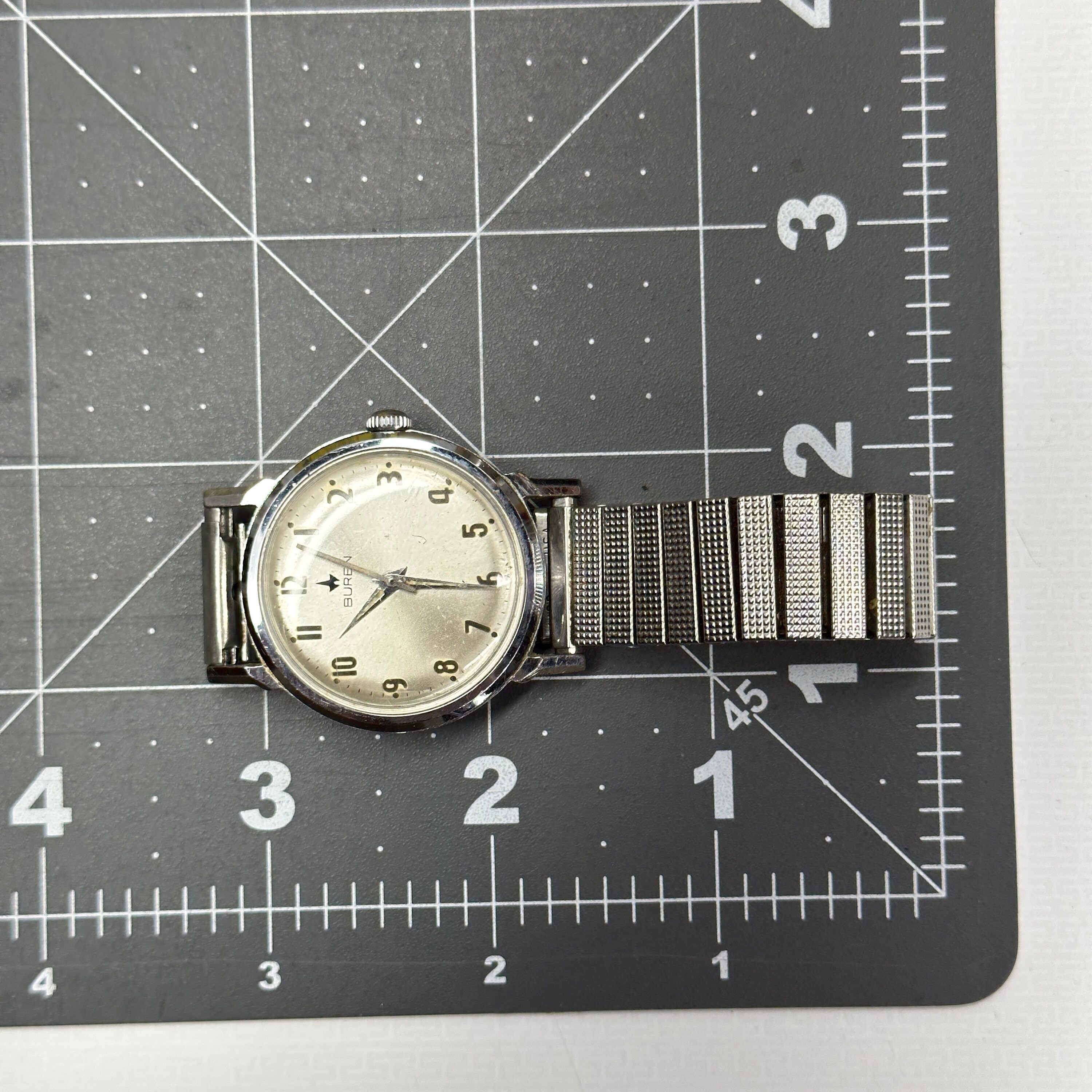 Vintage BUREN Swiss 25 Jewel Automatic Wristwatch C. 1950 - Etsy