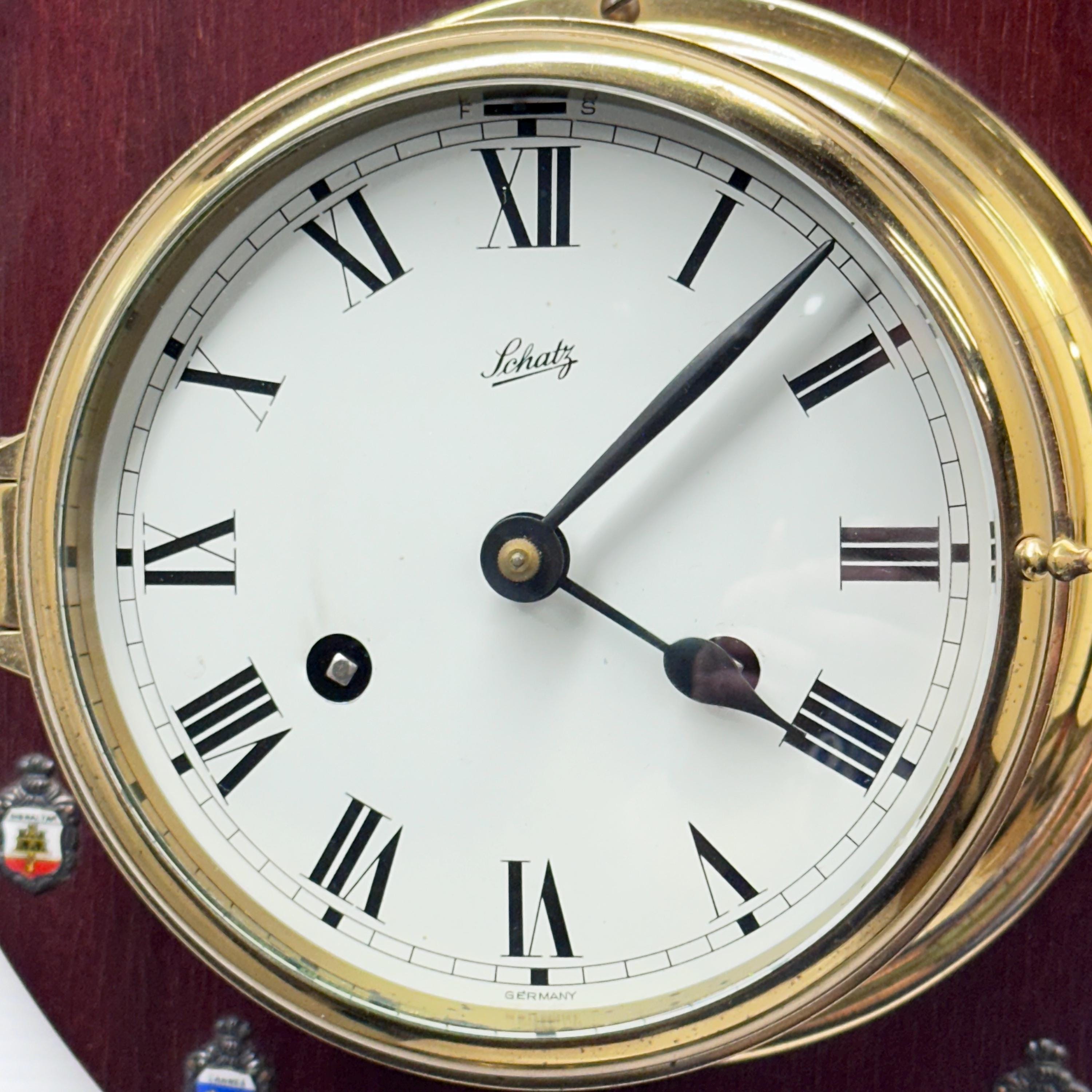 Vintage Schatz Royal Mariner Ships Bell Clock - Etsy