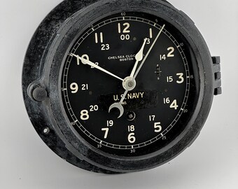 Chelsea US NAVY Wind up Bakelite Ship Clock - Boston - Etsy