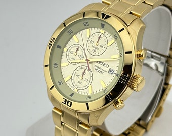 Watch seiko chronograph 100m cheap