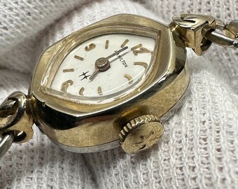 Montre Femme Vintage Hamilton - Mouvement Mécanique Suisse 17 Rubis - à Réparer - Format Cocktail