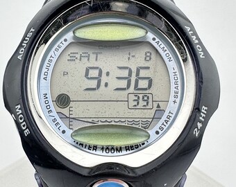 Casio Baby G G Shock Clear and Navy Blue 42mm Quartz Tide Watch