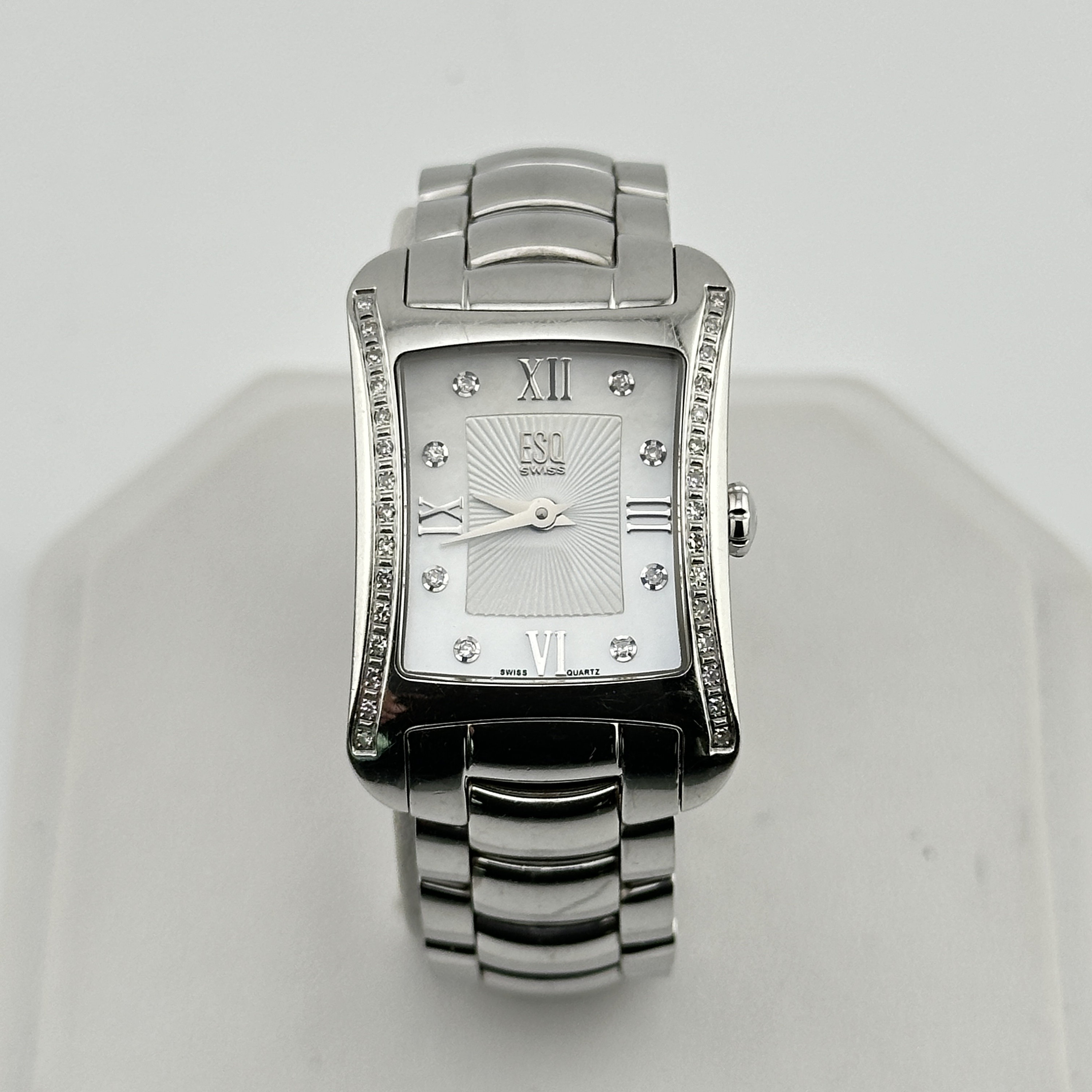 ESQ Swiss by Movado Ladies Verona Watch Vintage ESQ Verona Tank Diamond Swiss Quartz Movement 24mm  main image 2