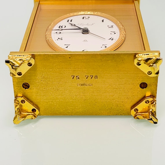 Swiss Imhof アンティーク機械式置き時計 15jewels 8days Swiss Imhof アンティーク機械式置き時計 15jewels 8days｜Yahoo