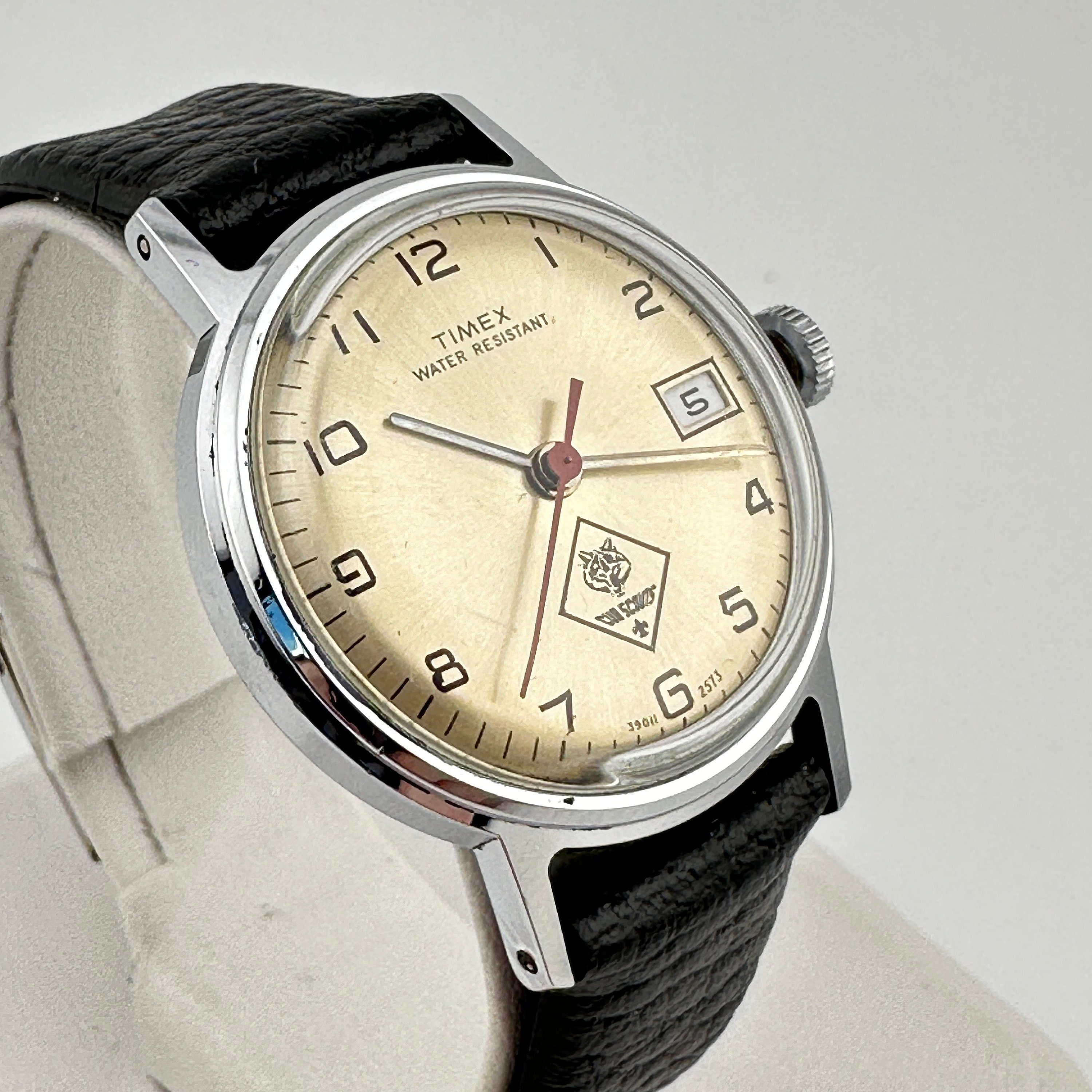 Timex Cub Scout Date Manual Wind Wristwatch C.1973 Etsy