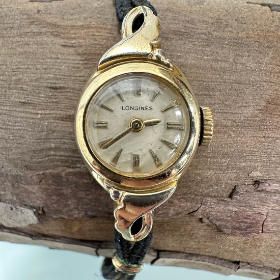 Vintage Longines 14k Solid Gold Watch - image 3