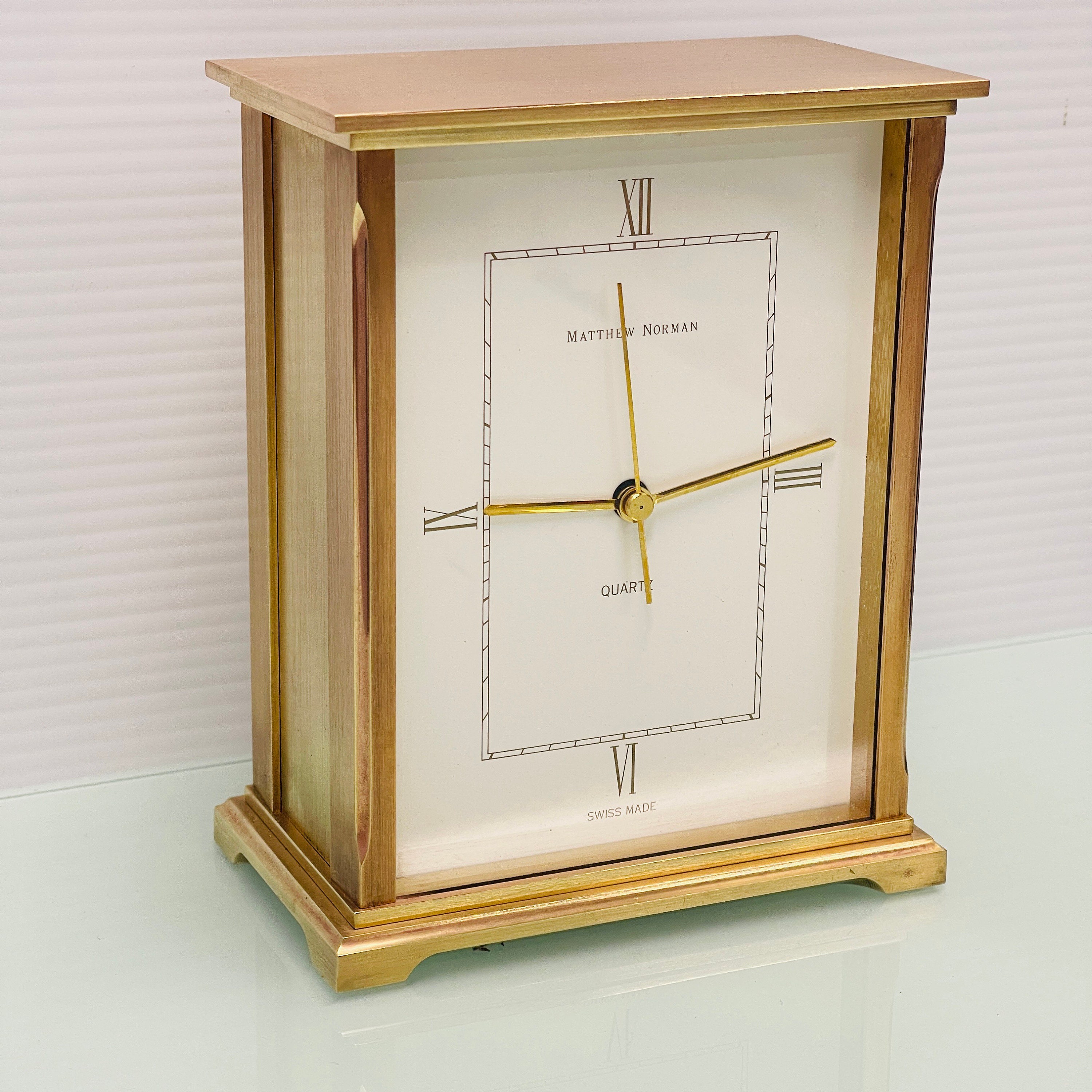 Modern Matthew Norman Swiss Carriage Clock - Etsy