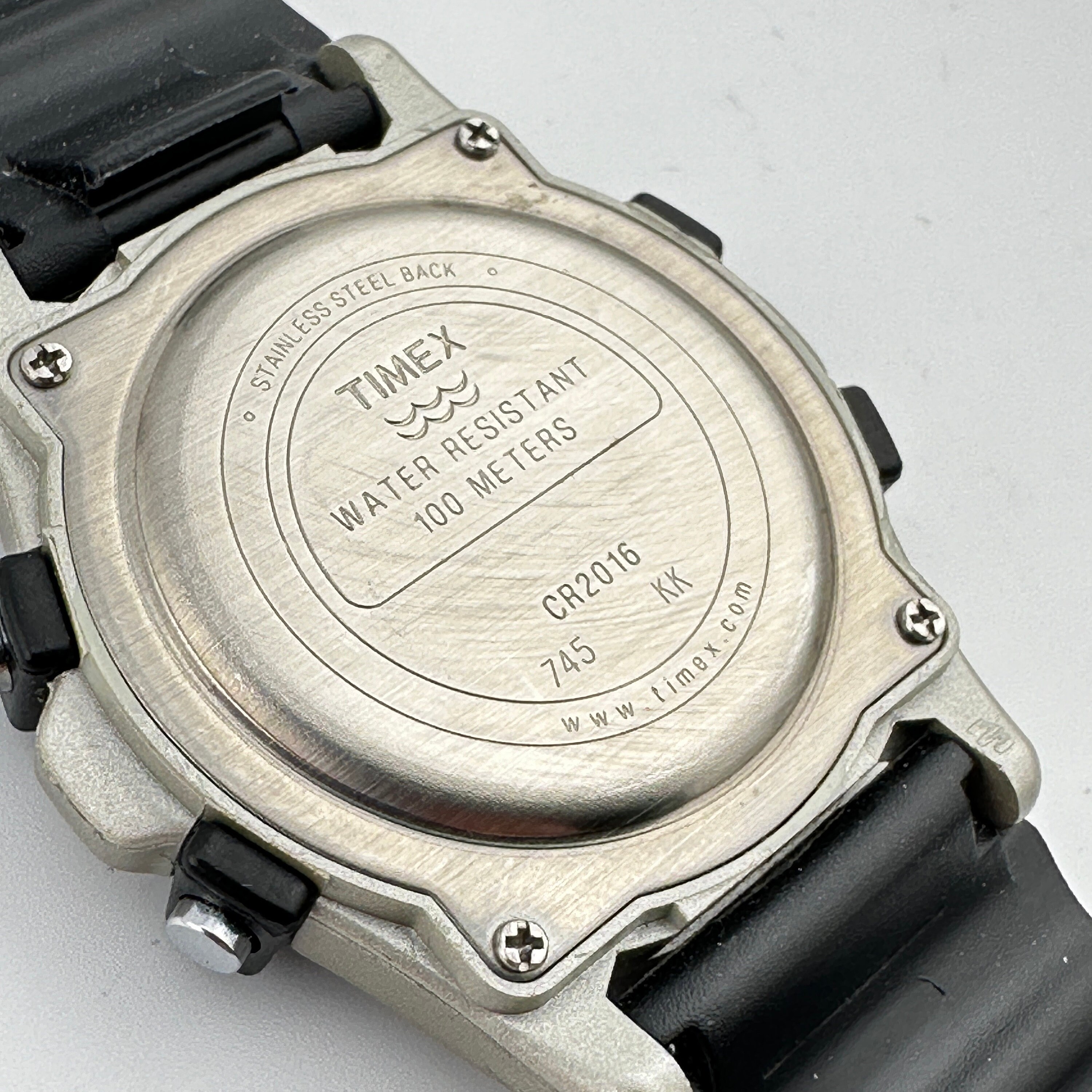 Timex Atlantis 100 Indiglo Mens 40mm Digital Wristwatch Etsy Canada