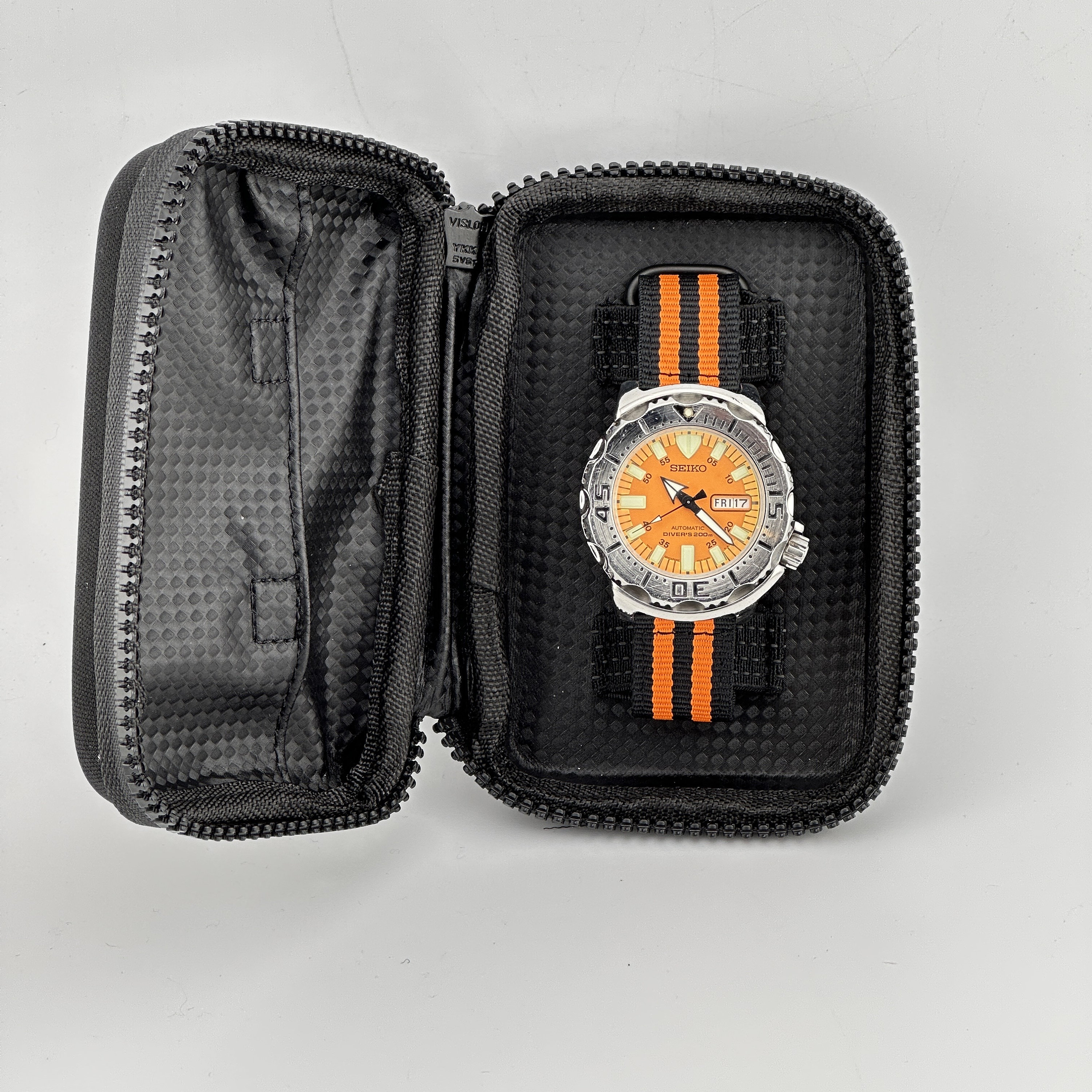 Seiko 1st Gen Automatic Orange Monster SKX781 7s26-0350 43mm Scuba