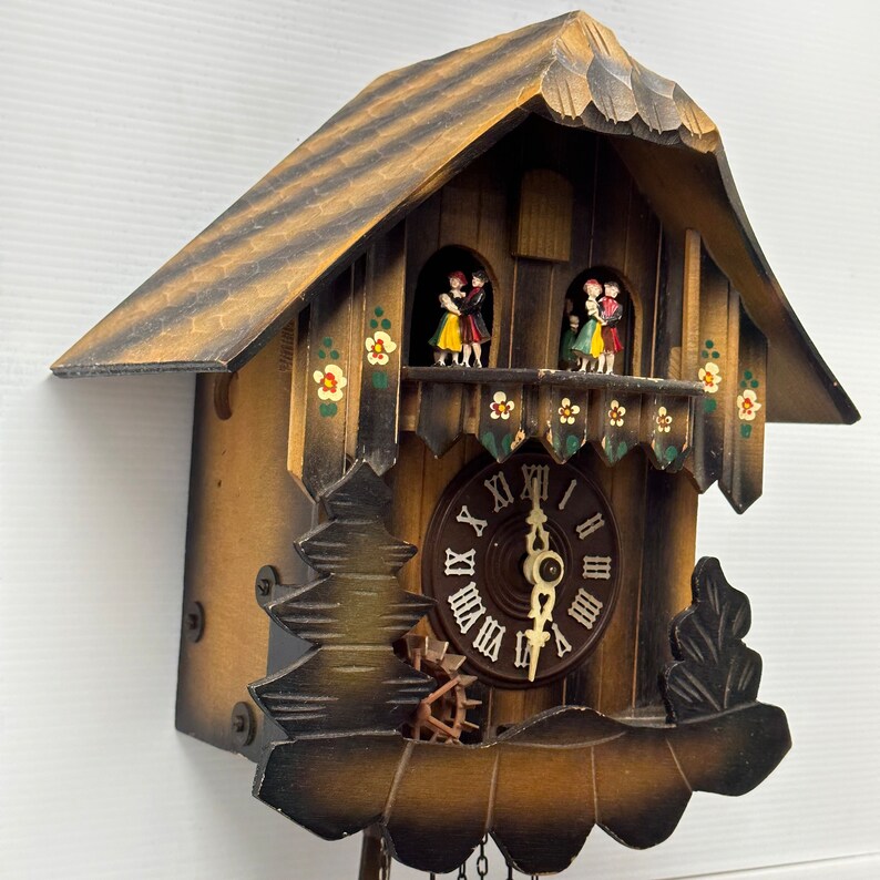 Black Forest Cuckoo Clock C.1950 Made in Germany Etsy