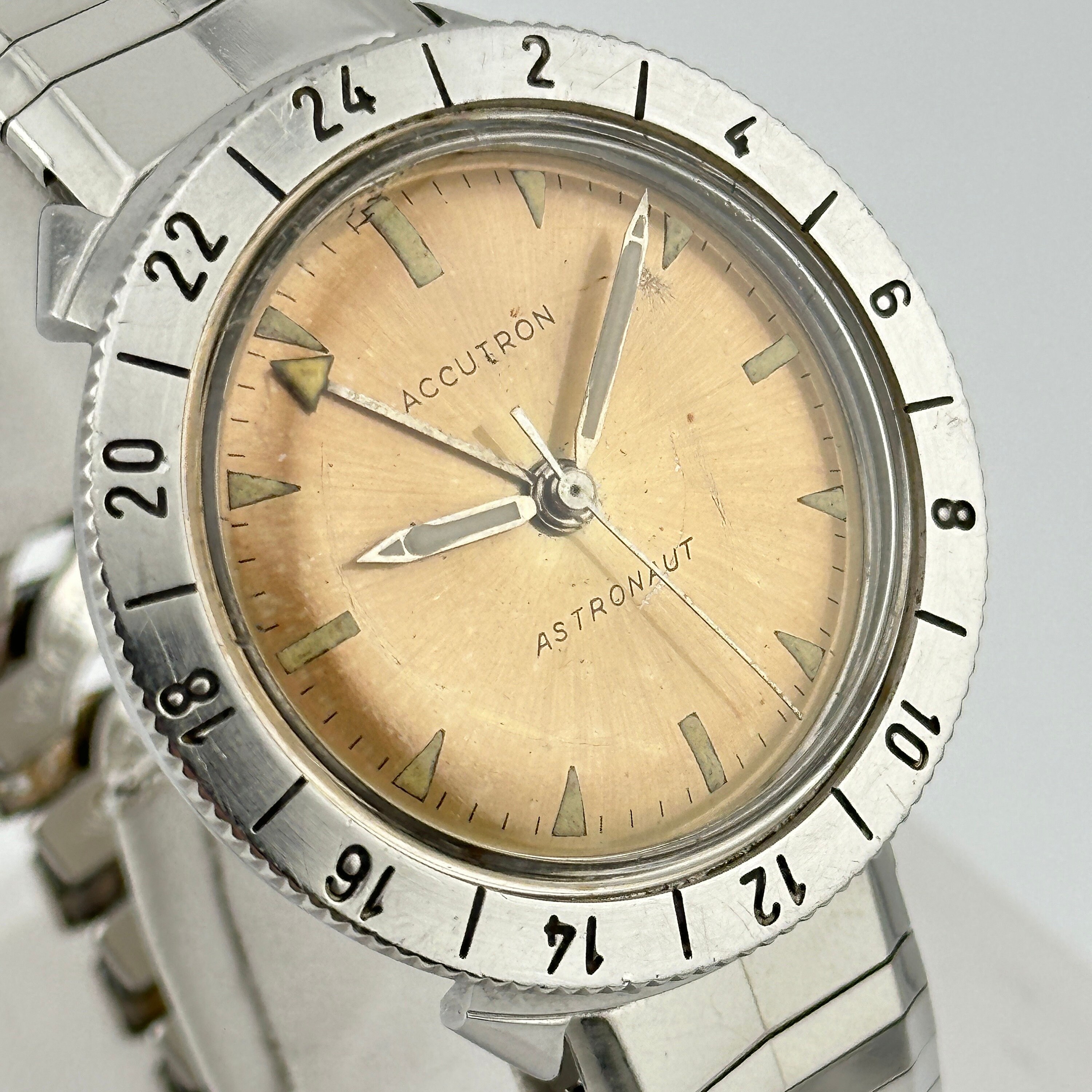Vintage Bulova Accutron Astronaut M4 24h Men's 38mm Watch C
