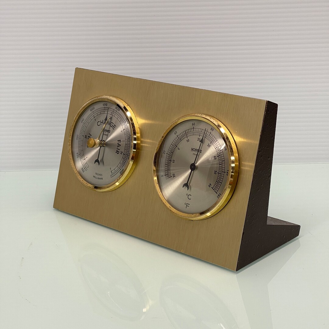 Hoffritz Weather Station Thermometer Barometer Etsy
