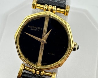 Raymond Weil Vintage 18k Gold Plated Women’s Wrist Watch