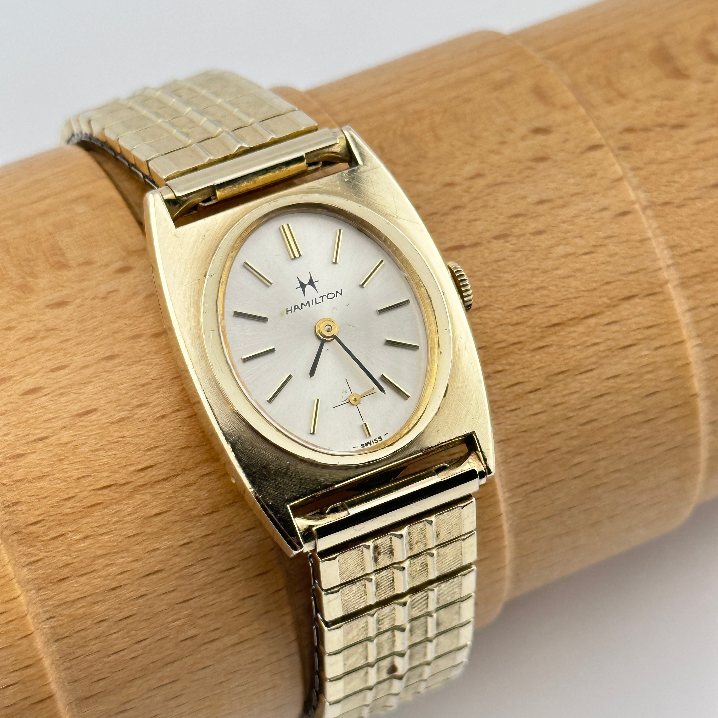 Hamilton 10k gold store filled watch