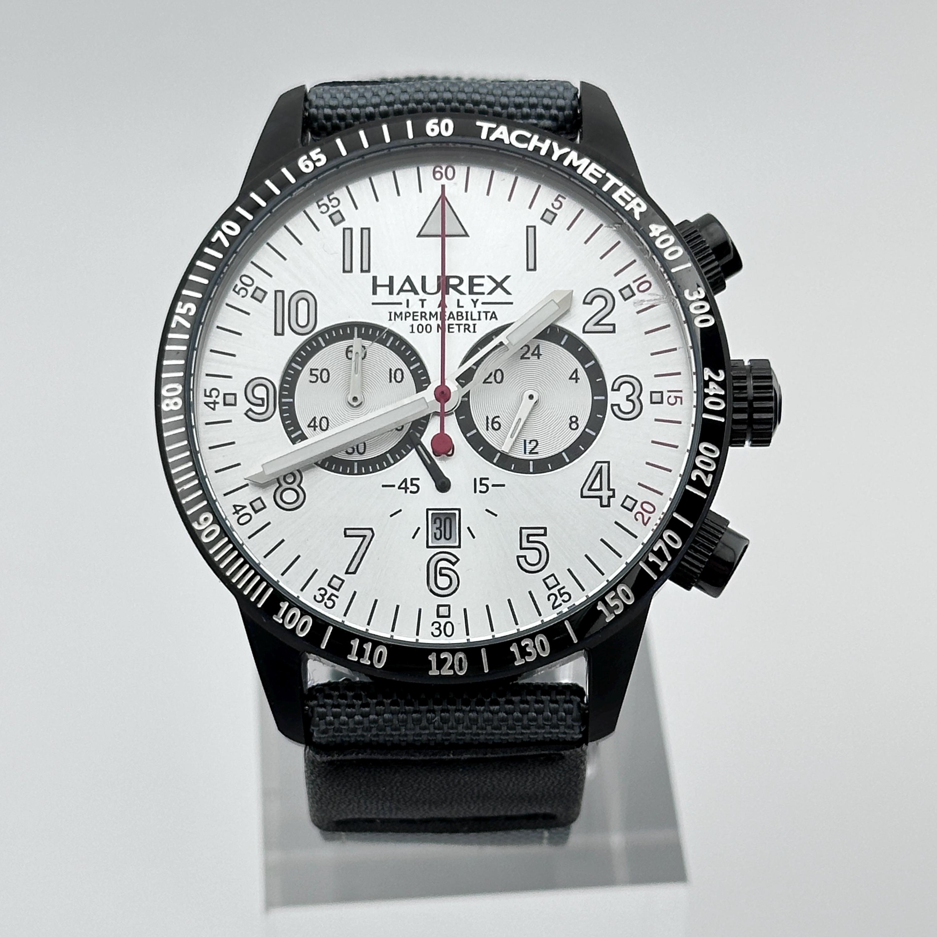 Haurex Italy oversized watch, red strap. Haurex Italy - Eterno main image 3