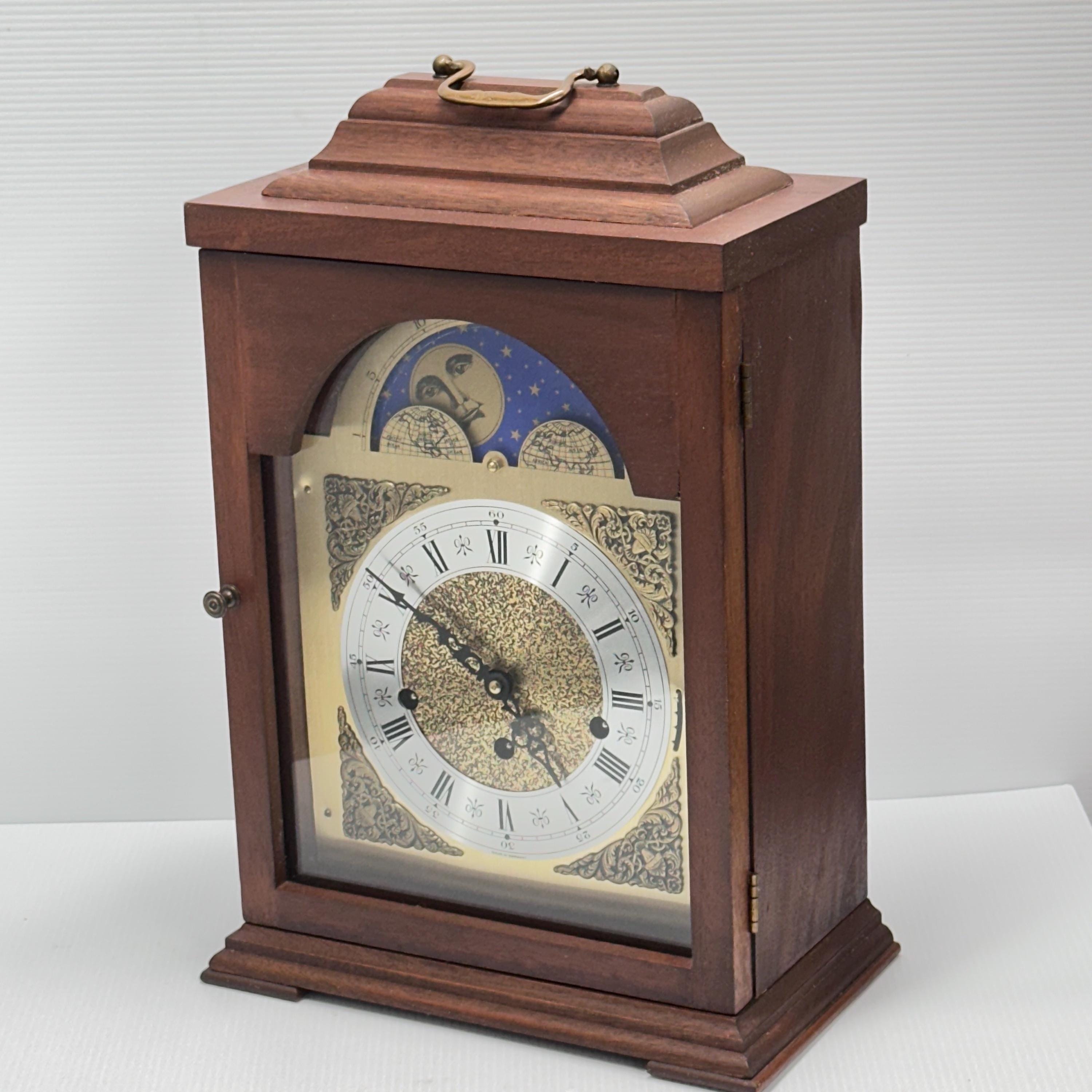Franz Hermle Moon Phase Mantel Clock Westminster Chime - Etsy