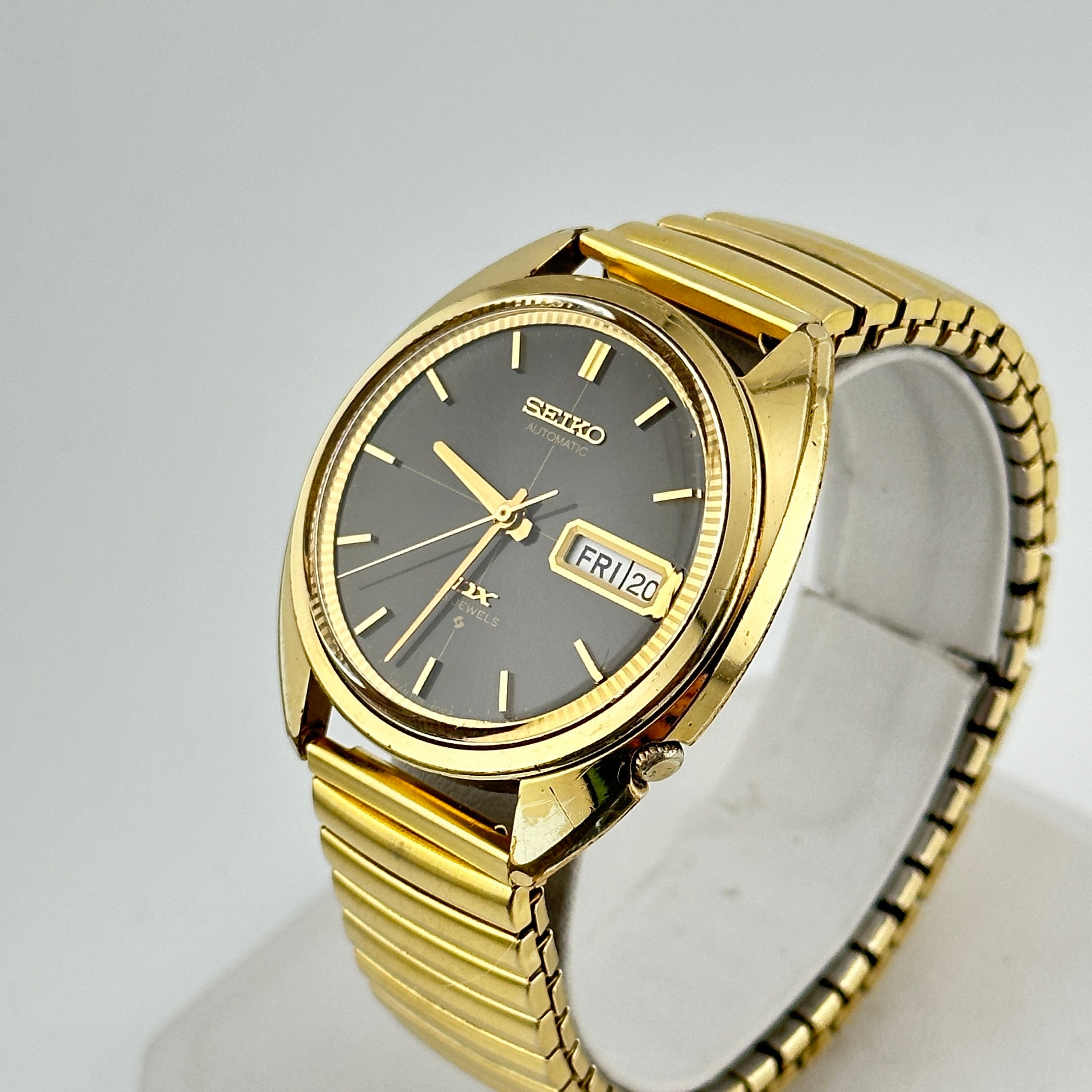 Seiko DX Automatic 25 Jewel Gold Tone Men's 36mm Wristwatch Seiko DX Automatic 25 Jewel Gold Tone Men's 36mm Wristwatch