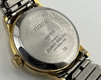 Timex Gold Indiglo 25mm Bracelet Watch