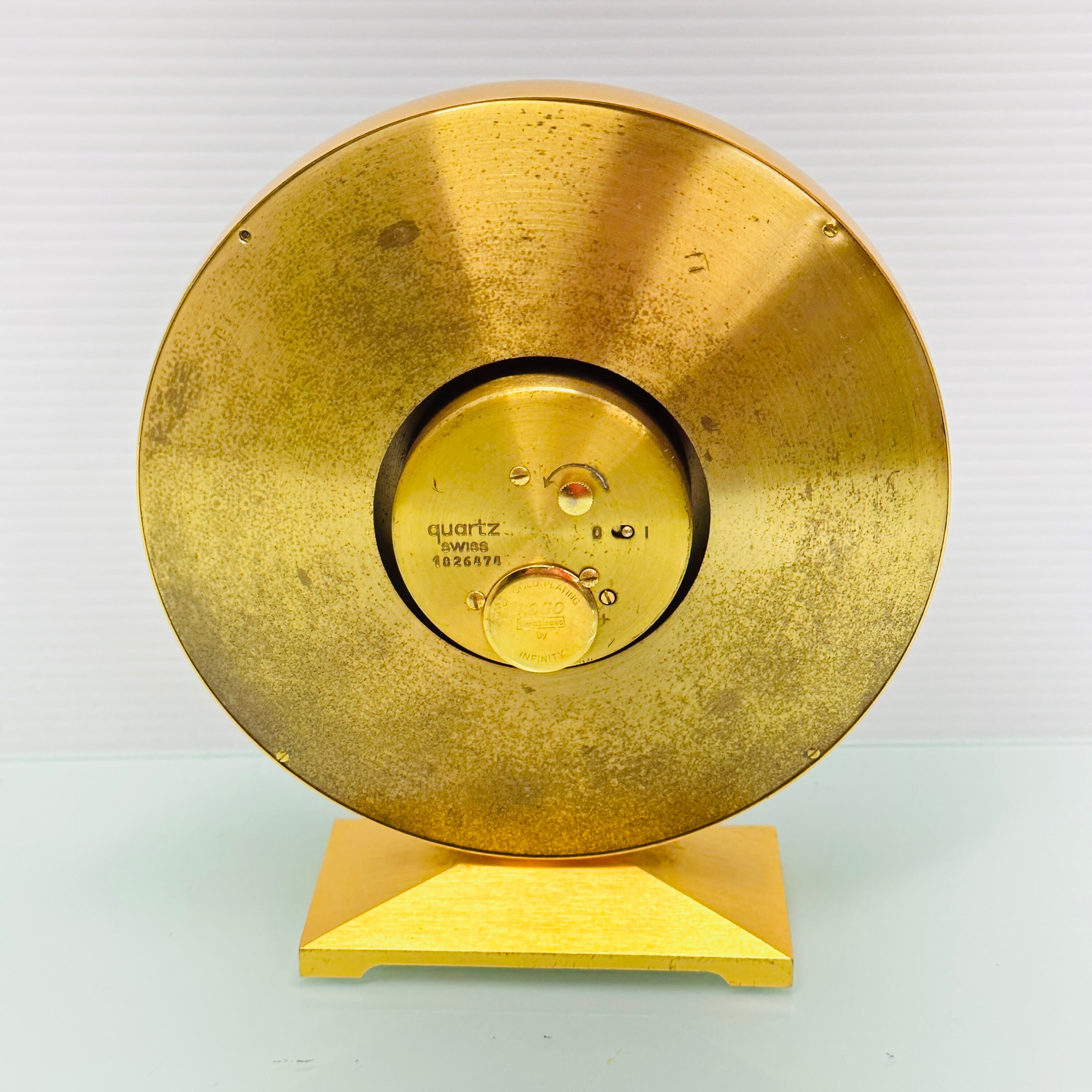 Imhof World Time Desk Clock Imhof, Swiss C.1975 - Etsy