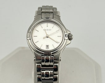 Vintage Gucci 9040L Stainless Steel Ladies 28mm Watch - Etsy Vintage Gucci 9040L Stainless Steel Ladies 28mm Watch - Etsy