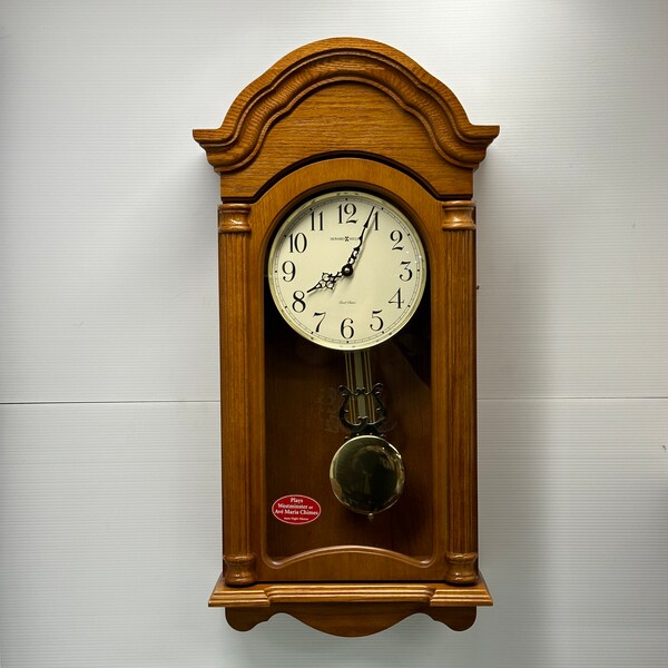 Wind up Chiming Wall Clock Etsy