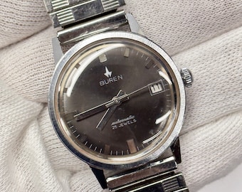 Vintage BUREN Swiss 25 Jewel Automatic wristwatch c. 1950